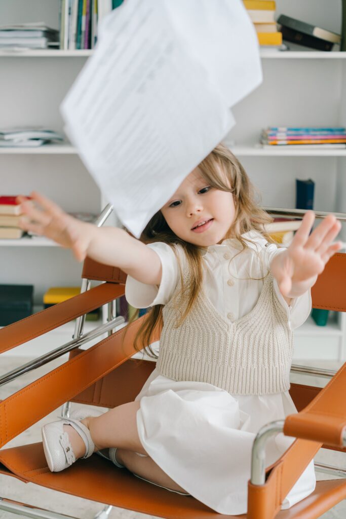 Child struggling to stay on task